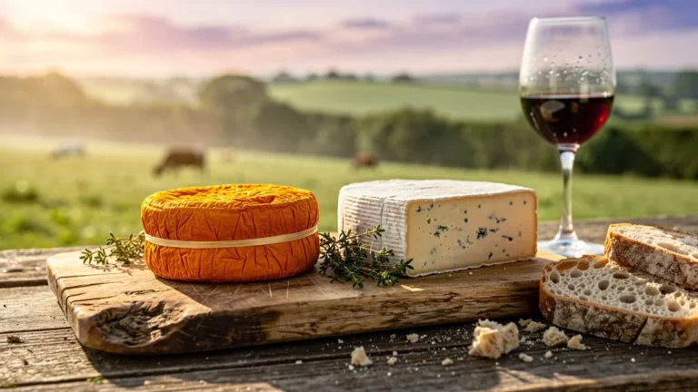 Plateau rustique avec Livarot et Pont-l’Évêque pour une réception élégante en Normandie