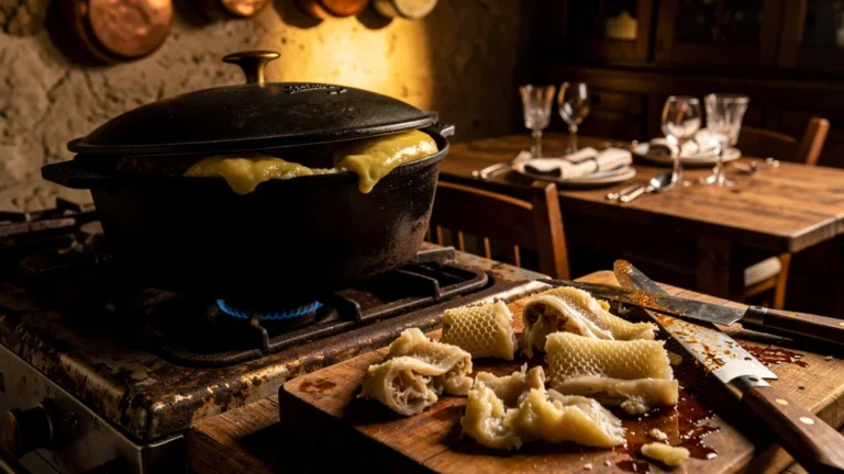 Repas de tripes à 85€ gâché par l'oubli du dégraissage avant cuisson longue